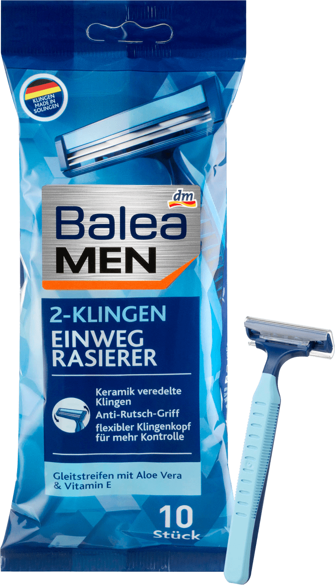 Balea MEN Einwegrasierer 2-Klingen 10 St